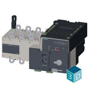 基本装置のためのRTSE/ATSE転送スイッチ機器3KC8438-0CA22-0GA3