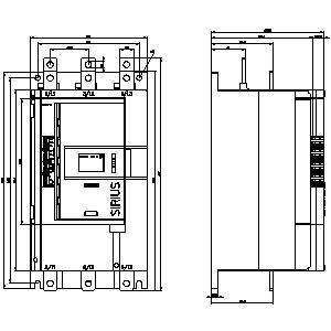 シメンス 3RW5144-1XC14 SIRIUS ソフト・スターター サイズ 4 アナログ出力 スクリュータイプ端末