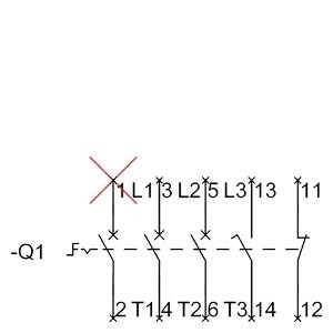 3LD2003-0TK53 産業における電力配給のスイッチを切り離す基本装置