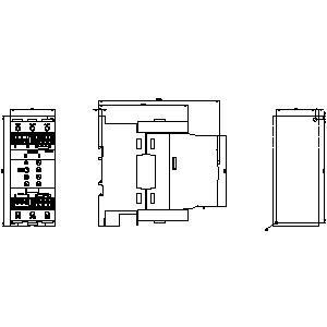 75 kw 3RW4047-1BB15 3RW40 バイパスとスクリュー端末のソフトスタートサイズS3 エネルギー