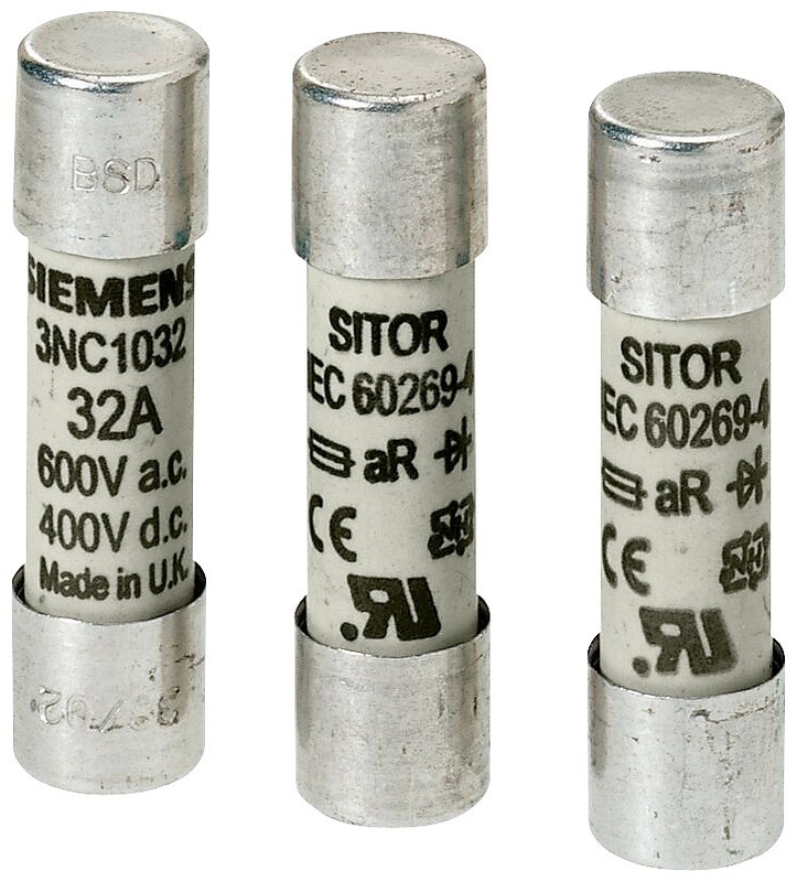 3NC1003 3A 600VAC/700VDC aR 10X38mm SITOR 円筒式ファイズリンク断片能力が低い