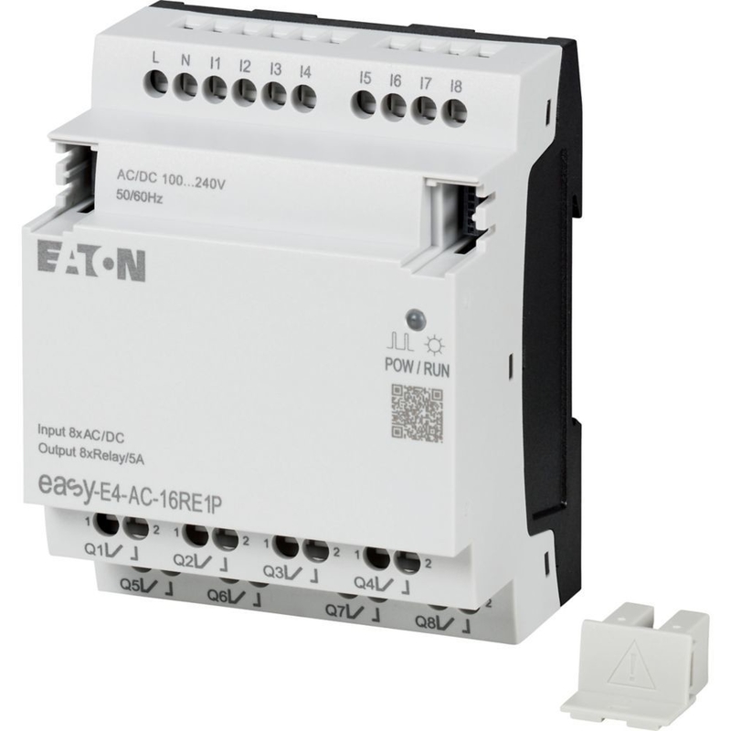 EASY-E4-UC-12RC1P 制御リレー 8DI 4AI 4RO 12/24V DC または 24V AC ディスプレイ付きのCPU