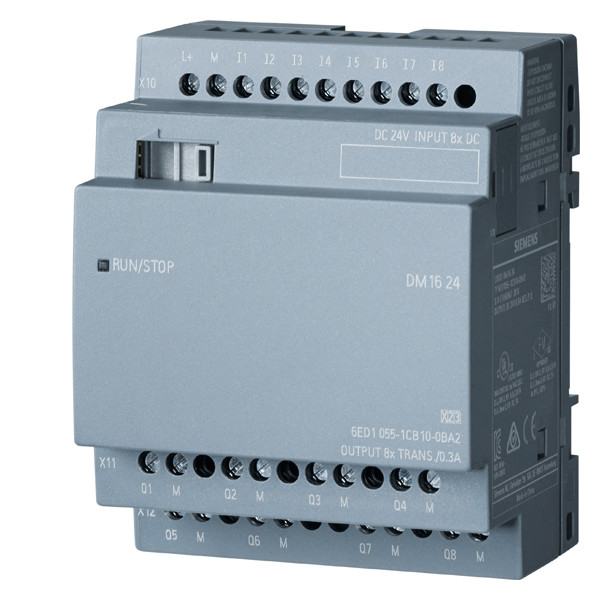 8 DI/ 8 DO 拡張モジュール 6ED1055-1CB10-0BA2 であなたのLOGO 8 と DM16 24 を強化してください