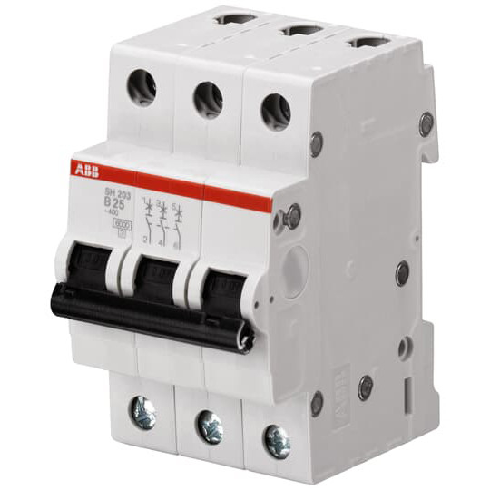 220V 50Hz 有名 MCB SH203-B13 ミニチュア断路器 3P 13A 電源配送用