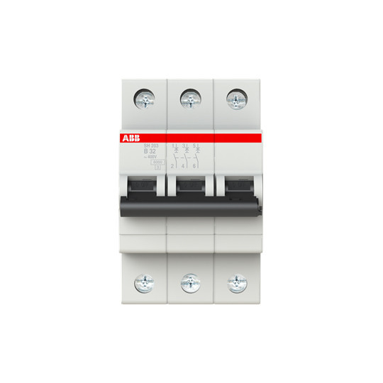 断断容量 3P B 32A MCB SH203-B32 ミニチュア断路器 定電圧 220