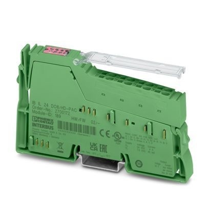 高電流出力デジタルモジュール IB IL 24 DO8/HD-PAC 2700172 産業制御用