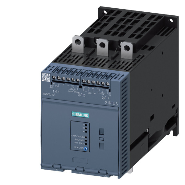 スクリュータイプ端末 3RW5056-6TB04 SIRIUS ソフトスタートサイズ S6 熱istor出力