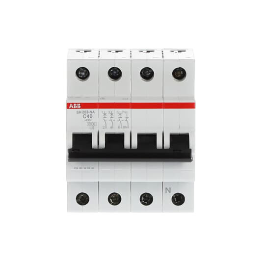 MCB SH203-C40NA ミニチュア断路器 3 NP C 定数周波数 Hz 50 40A 定数電流