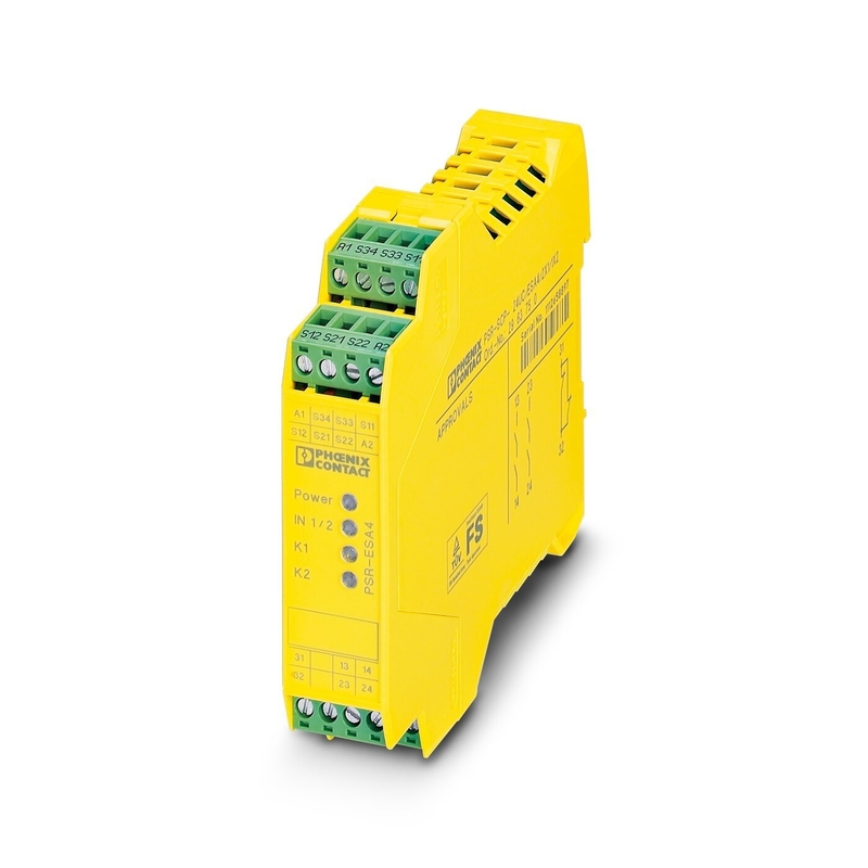 PSR-SPP-24UC/ESA4/2X1/1X2 安全リレー 安全でスムーズな産業プロセスを確保する