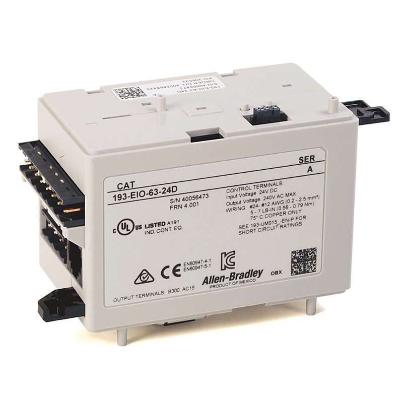 193-EIO-63-24D 電子入出制御モジュール 6 入出 24V DC ab A-B 制御用