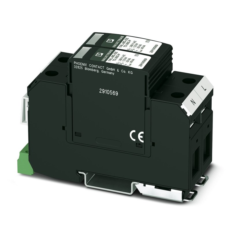 240V AC L-PE / N-PE 2ポール用電圧過剰保護装置 VAL-MS-EE-T2-2 0-385-FM 耐久性設計