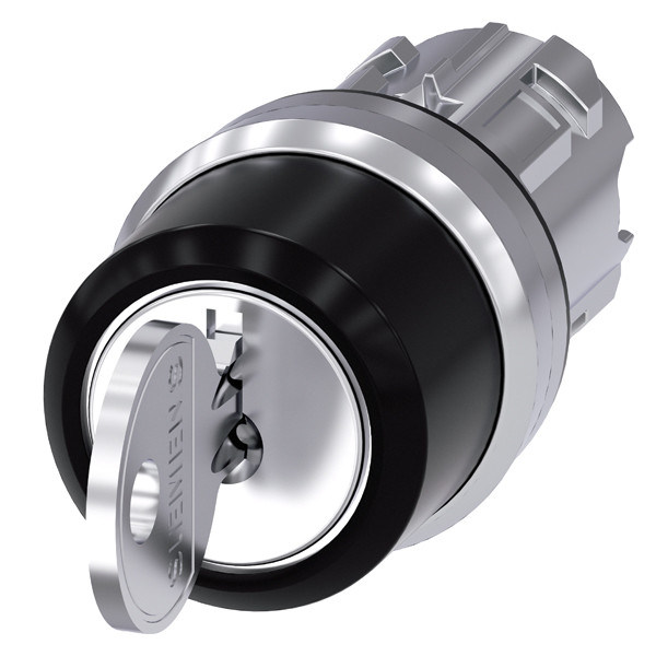 3SU1050-4BM01-0AA0 3ポジションと2x45 SIRIUS ACTのメタルシャイニングキースイッチ