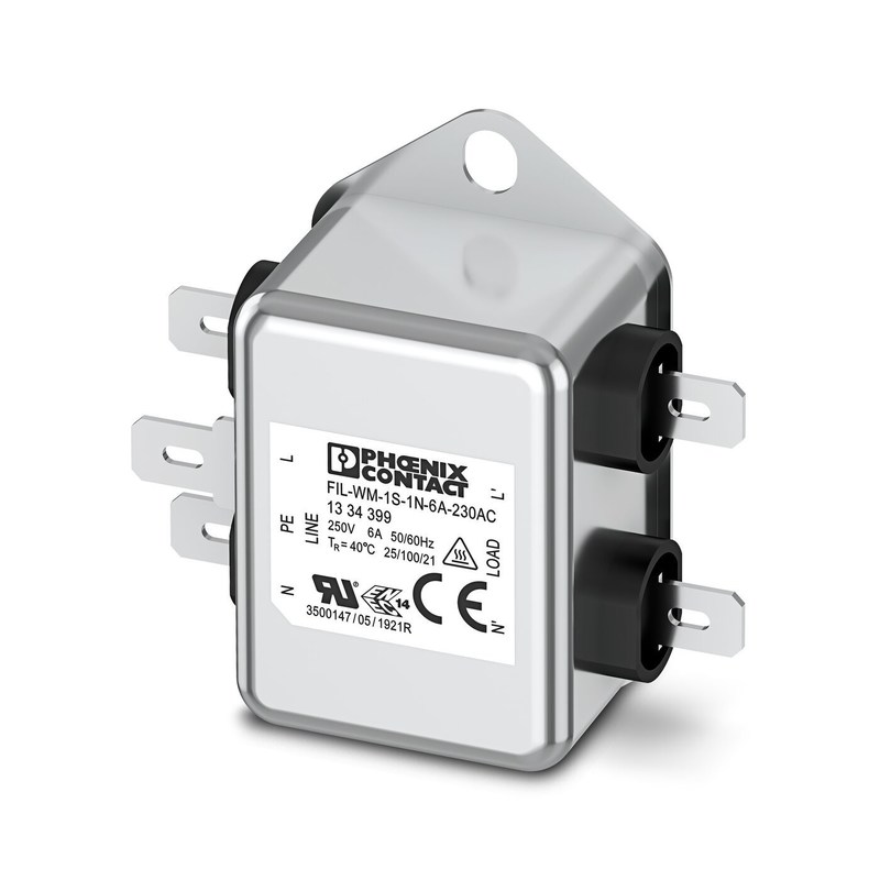 230AC EMCフィルター FIL-WM-1S-1N-6A-50 Hz 60 Hz 電圧指定 AC 名目中心周波数