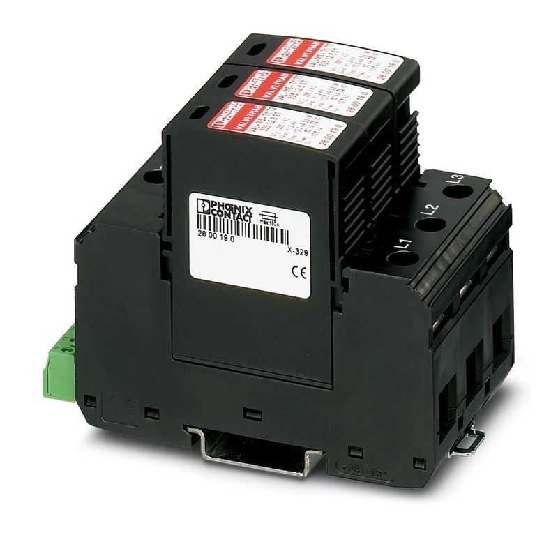 VAL-MS-T1/T2 335/12.5/3 0-FMクラス 1/2 5V-250V AC 4ポール用 防雷/電波