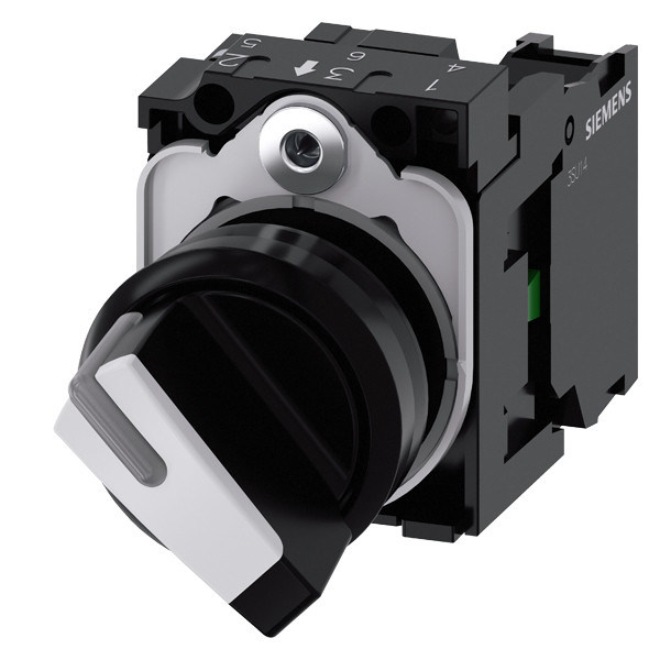 SIRIUS ACT コンプリートユニット3SU1100-2BF60-1BA0のためのプラスチックショートハンドル選択スイッチ