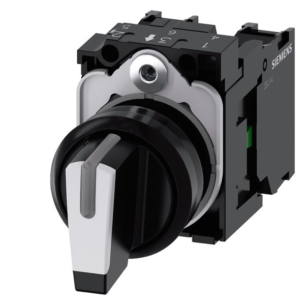 3SU1100-2BL60-1NA0 SIRIUS ACT コンプリートユニット用の短柄プラスチック選択スイッチ