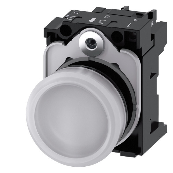 完全なユニットパイロットライト SIRIUS ACT 3SU1102-6AA60-1AA0 プラスチックスムーズレンズフラッシュ