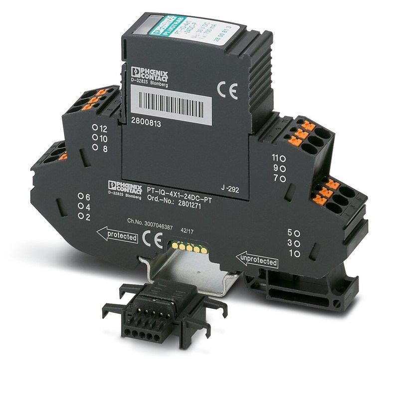 24 V DC 4 ポール PT オーバージェスプロテクター PT-IQ-4X1-24DC-PT PT システム