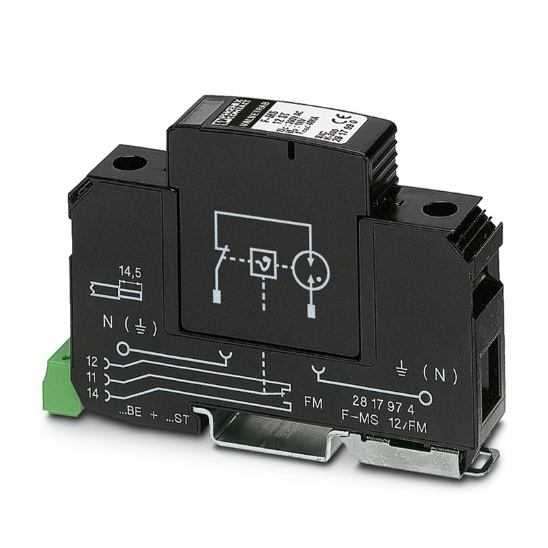 5V AC から 250V AC 2817974 F-MS 12/FM 2 型 超電圧保護具 2 極 性能