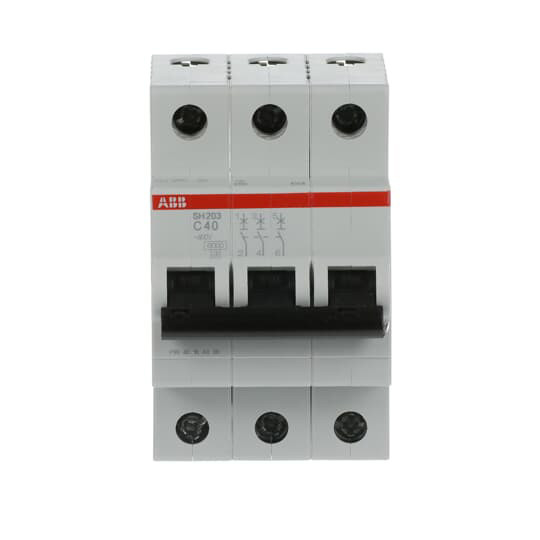 3P ミニチュア断路器 SH203-C40 定数周波数 Hz 50 定数電圧 220 40 A