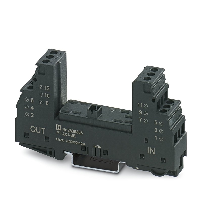 1 ポール 2839363 PT 4X1-BES 電気回路保護基 定位電圧 4X1-BE 産業安全用