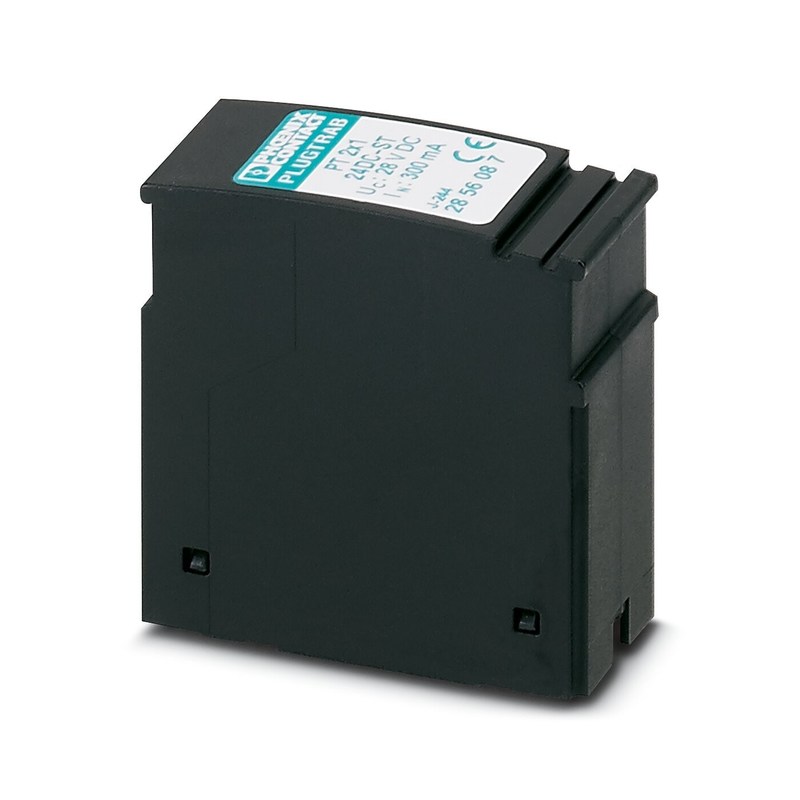 電子機器用 24V DC 定数 2 極電圧保護器 PT 2X1-24DC-ST プラグ