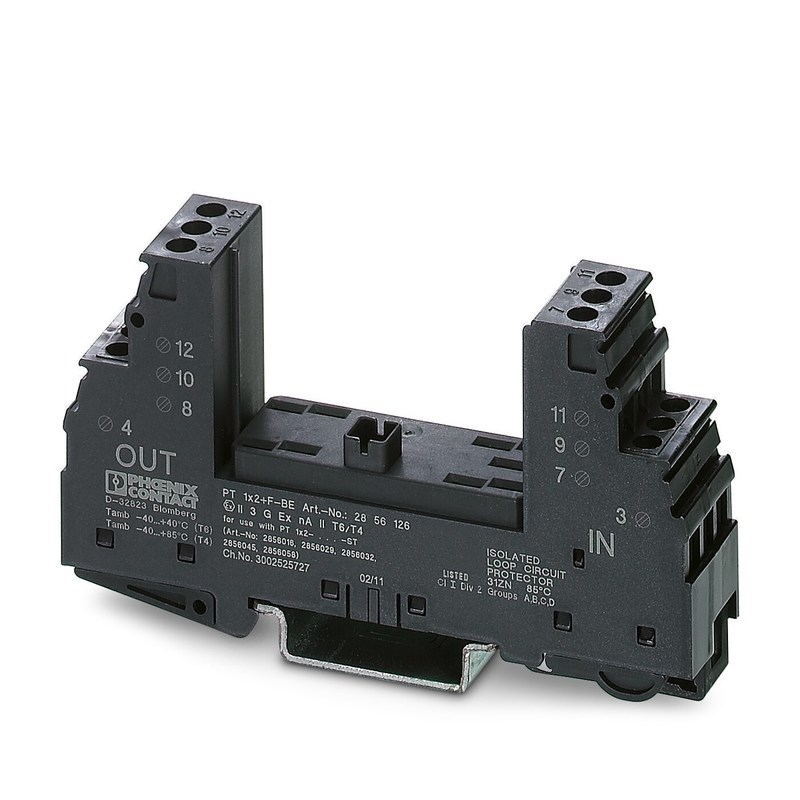 48 V DC 定位電圧電波保護基 2856126 PT 1X2 F-BE 1ポール
