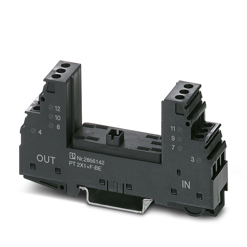 2856142 PT 2X1 F-BE 超電圧保護装置 ベース 1 極内と 24V AC 定位電圧