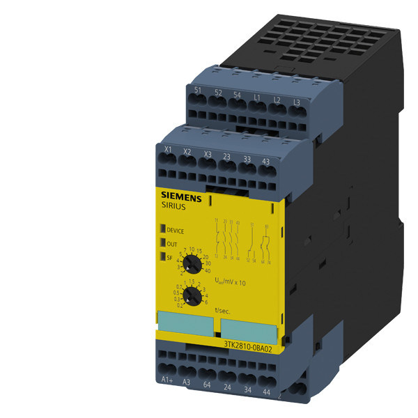PLC 3TK2810-0BA02 静止監視とスプリングロード端末で安全を確保する