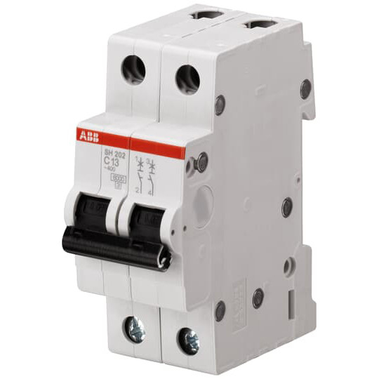 コンパクトデザイン MCB SH202-D25 ミニチュア断路器 2P D 電流25A 220V