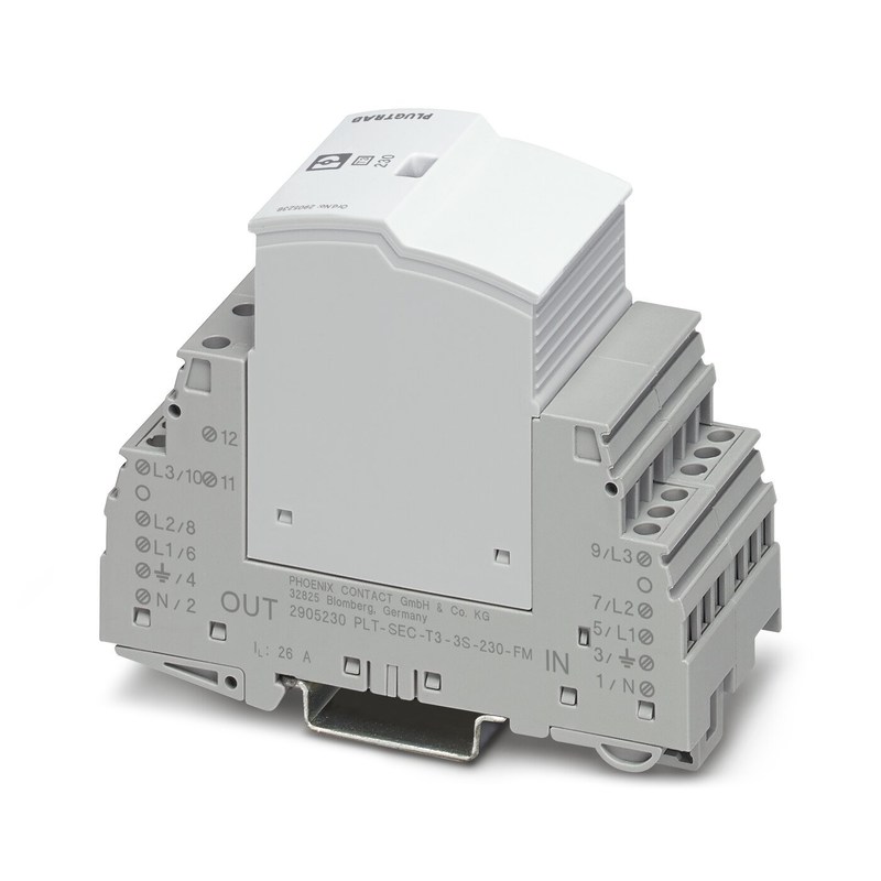 5V AC... 250V AC 125V DC 200mA DC 2905348 VAL-SEC-T2-1S-175-FM 2型電圧増加防止装置