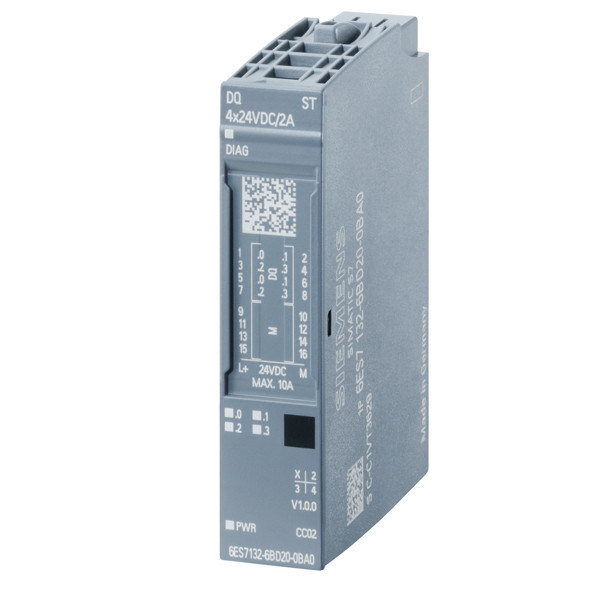 ET 200SP デジタル出力モジュール DQ 8x24V DC/2A 精密産業自動化標準