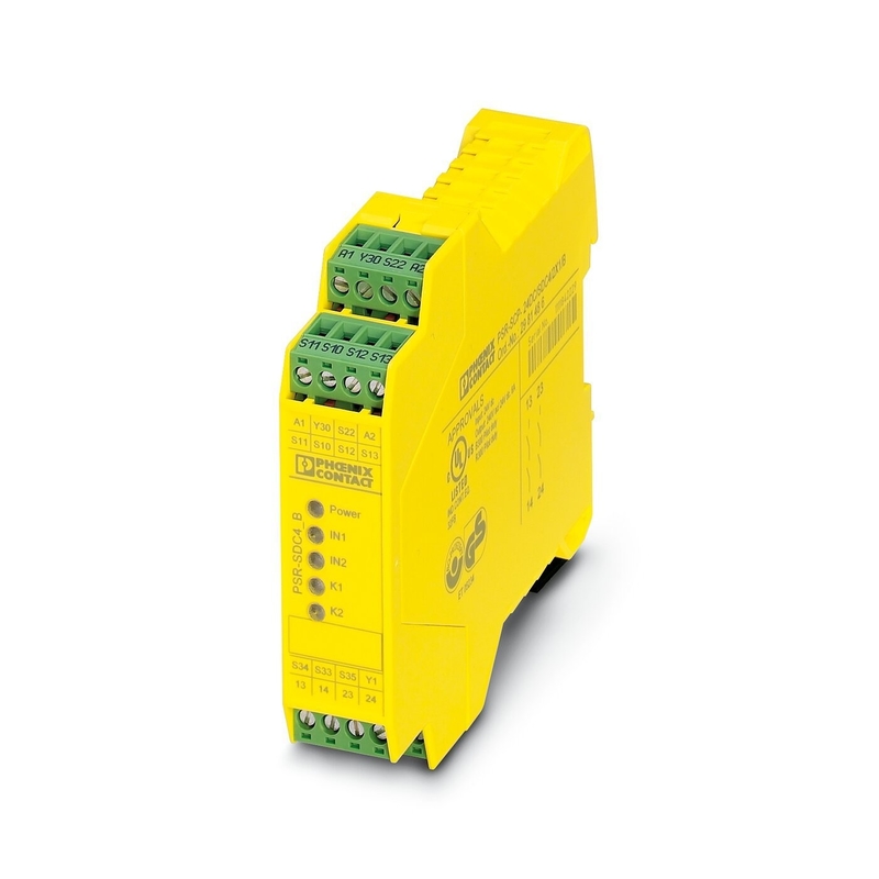 保護電圧リレー フェニックス接触安全リレー 2981486 PSR-SCP-24DC/SDC4/2X1/B
