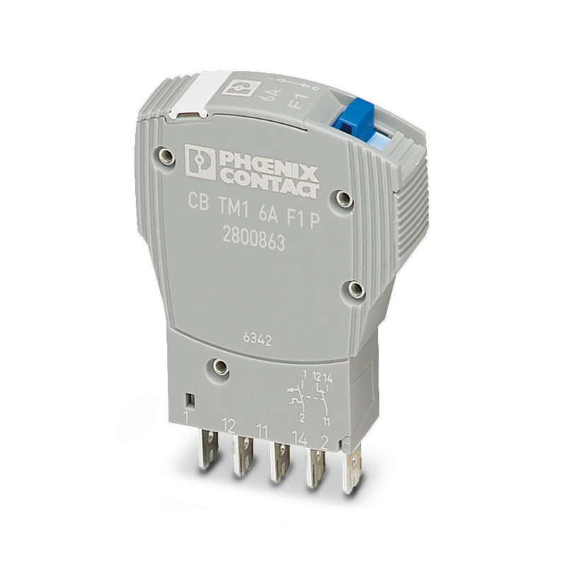 フェニックスコンタクトTM1 6A F1 P 熱磁気装置 断路器 50V DC 5ポール