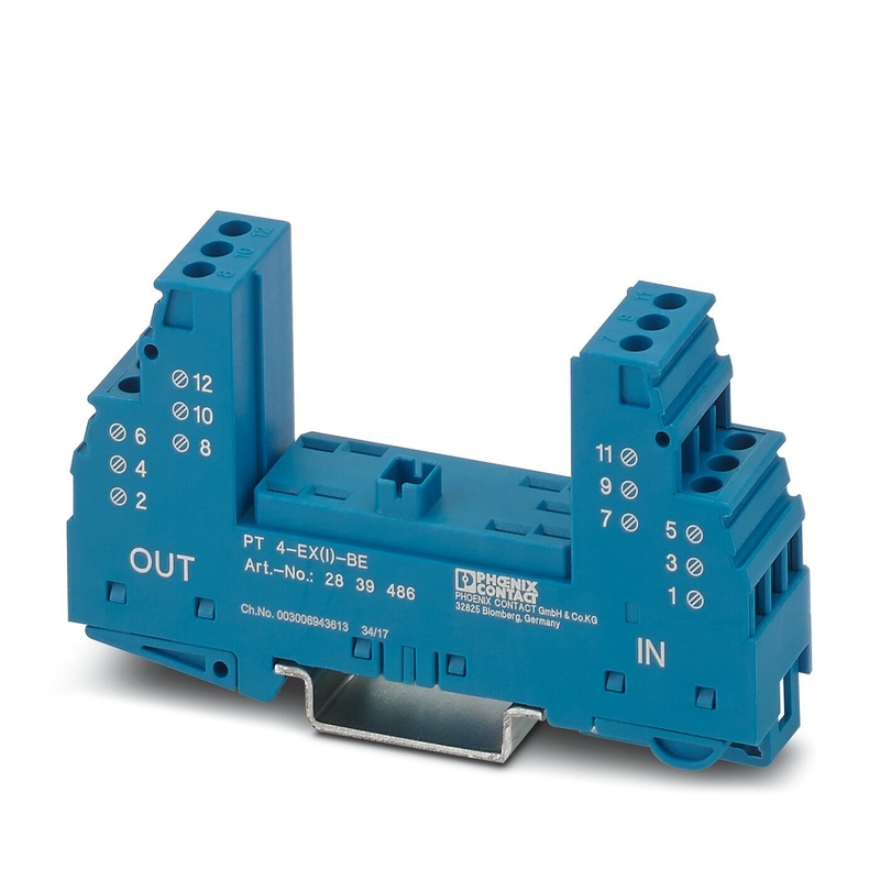 PT 4-EX I -BE フェニックス 接触電波保護具 定位電圧 24 V DC ポール番号 1