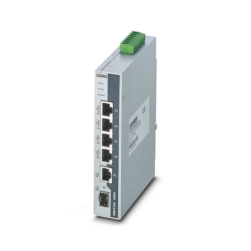 EtherNet/IP インダストリアルイーサネットスイッチ FL SWITCH 1001T-4POE-GT-SFP IP65 保護レベル