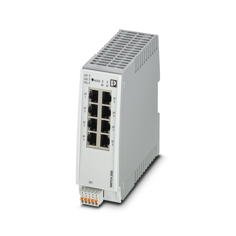 FL SWITCH 2308 PN イーサネット/IPネットワークのための産業用イーサネットスイッチ IP65 保護レベル