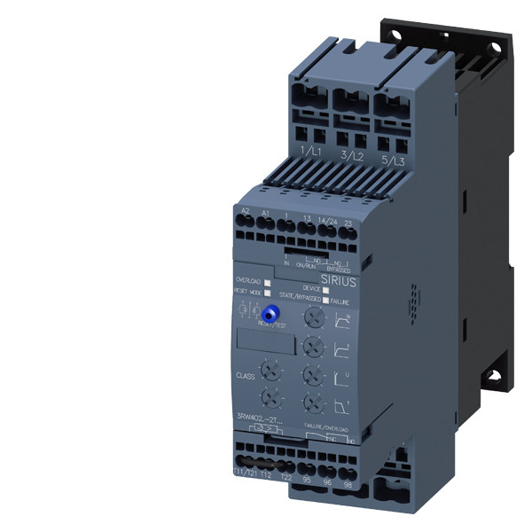 シメンス 3RW4027-2TB04 3RW40 ソフトスタートサイズ S0 プルーン装荷式端末とバイパス