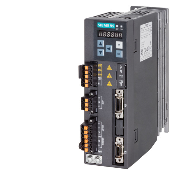 シエメンスの200V0.40kWSINAMICS V90コンバーター LI PROFINET FSB 6SL3210-5FB10-2UF2