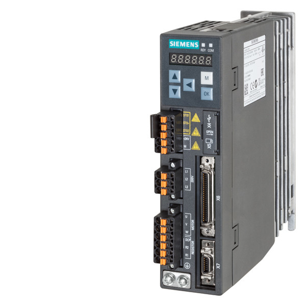 シメンス SINAMICS V90 6SL3210-5FB10-1UF2 周波数インバーター ドライバー LI FSA 0.20 kW 変換器